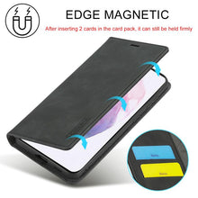 Load image into Gallery viewer, LC.IMEEKE Soft PU + TPU Magnetic Skin-friendly Feeling Leather Phone Case, For Samsung Galaxy S22+ 5G