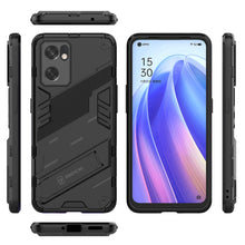 Load image into Gallery viewer, Punk Armor 2 in 1 PC + TPU Shockproof Phone Case with Invisible Holder, For OPPO Reno7 SE 5G, For Xiaomi Mi 12