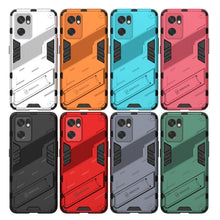 Load image into Gallery viewer, Punk Armor 2 in 1 PC + TPU Shockproof Phone Case with Invisible Holder, For OPPO Reno7 SE 5G, For Xiaomi Mi 12