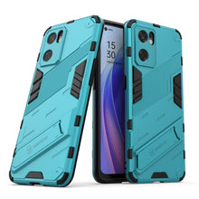 Load image into Gallery viewer, Punk Armor 2 in 1 PC + TPU Shockproof Phone Case with Invisible Holder, For OPPO Reno7 SE 5G, For Xiaomi Mi 12