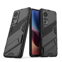 Load image into Gallery viewer, Punk Armor 2 in 1 PC + TPU Shockproof Phone Case with Invisible Holder, For OPPO Reno7 SE 5G, For Xiaomi Mi 12