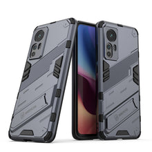 Load image into Gallery viewer, Punk Armor 2 in 1 PC + TPU Shockproof Phone Case with Invisible Holder, For OPPO Reno7 SE 5G, For Xiaomi Mi 12