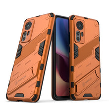 Load image into Gallery viewer, Punk Armor 2 in 1 PC + TPU Shockproof Phone Case with Invisible Holder, For OPPO Reno7 SE 5G, For Xiaomi Mi 12
