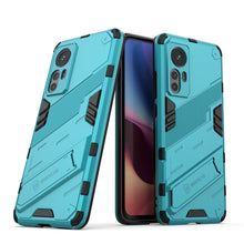Load image into Gallery viewer, Punk Armor 2 in 1 PC + TPU Shockproof Phone Case with Invisible Holder, For OPPO Reno7 SE 5G, For Xiaomi Mi 12