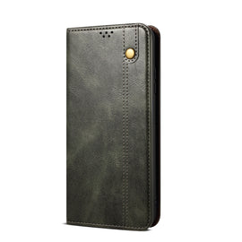 Simple Wax Crazy Horse Texture Leather Phone Case, For Xiaomi 12/12S, For Xiaomi 12 Pro/12S Pro, For Xiaomi 12X