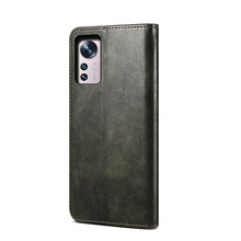 Load image into Gallery viewer, Simple Wax Crazy Horse Texture Leather Phone Case, For Xiaomi 12/12S, For Xiaomi 12 Pro/12S Pro, For Xiaomi 12X