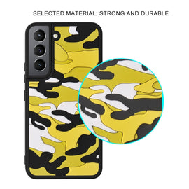 Camouflage Clouds Embossed Skin Feel Silicone Shockproof Phone Case, For Samsung Galaxy S22 5G