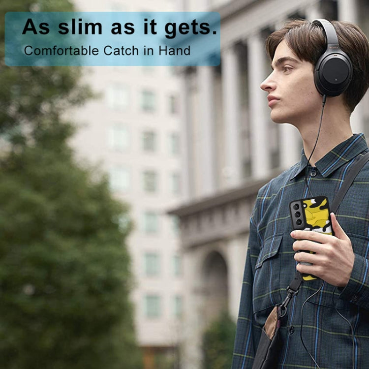 Camouflage Clouds Embossed Skin Feel Silicone Shockproof Phone Case, For Samsung Galaxy S22 5G