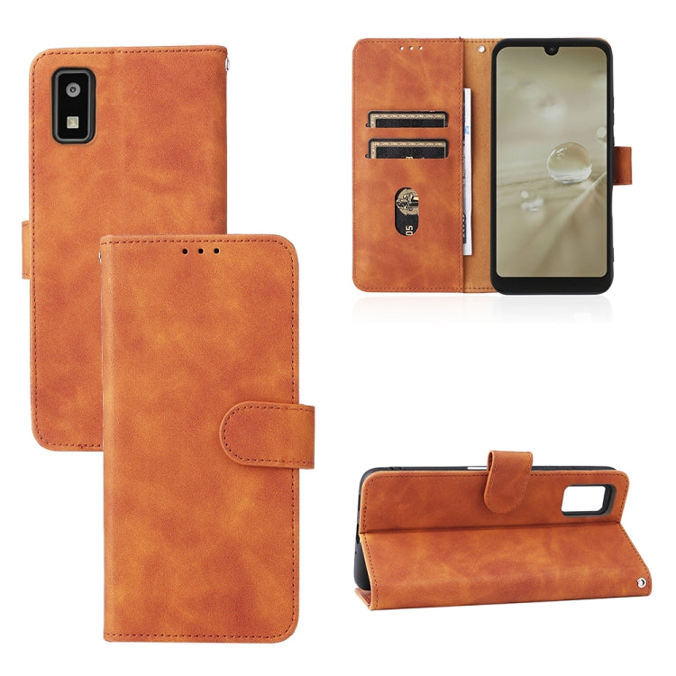 Skin Feel Magnetic Buckle Calf Texture PU Phone Case, For Samsung Galaxy A13 4G, For Sharp Aquos Wish SHG06, For Xiaomi 12 5G, For OnePlus 10 Pro 5G