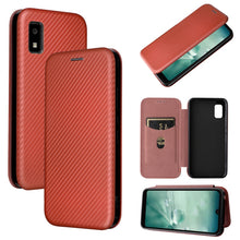 Load image into Gallery viewer, Carbon Fiber Texture Magnetic Horizontal Flip PU Phone Case, For Sharp Aquos Wish SHG06, For Xiaomi 12 5G