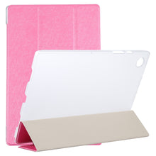 Load image into Gallery viewer, Silk Texture 3-fold Leather Tablet Case, For Samsung Galaxy Tab A8 10.5 2021 X200 / X205