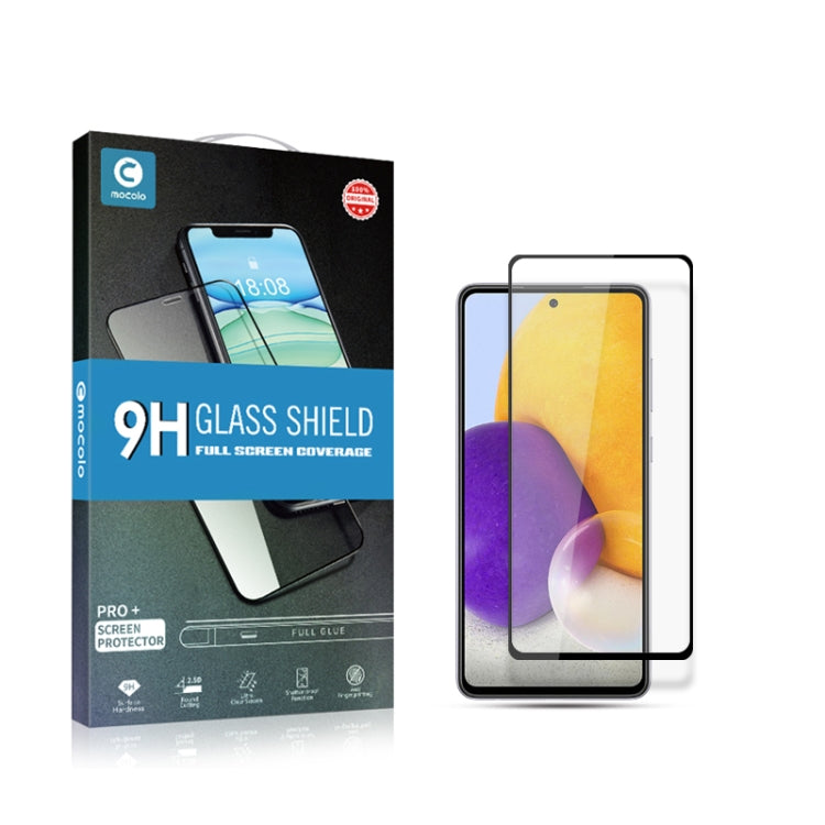 mocolo 0.33mm 9H 2.5D Full Glue Silk Print Tempered Glass Film, For Samsung Galaxy A53 5G, For Samsung Galaxy A73 5G, For Samsung Galaxy A33 5G