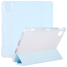 Load image into Gallery viewer, Pen Slot Transparent Back Cover Leather Tablet Case, For Xiaomi Mi Pad 5