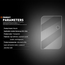 Load image into Gallery viewer, mocolo 0.15mm 9H 2.5D Rear Camera Lens Tempered Glass Film, For Samsung Galaxy S22 Ultra 5G, For Samsung Galaxy S22+ 5G, For Samsung Galaxy S22 5G(1 PC)