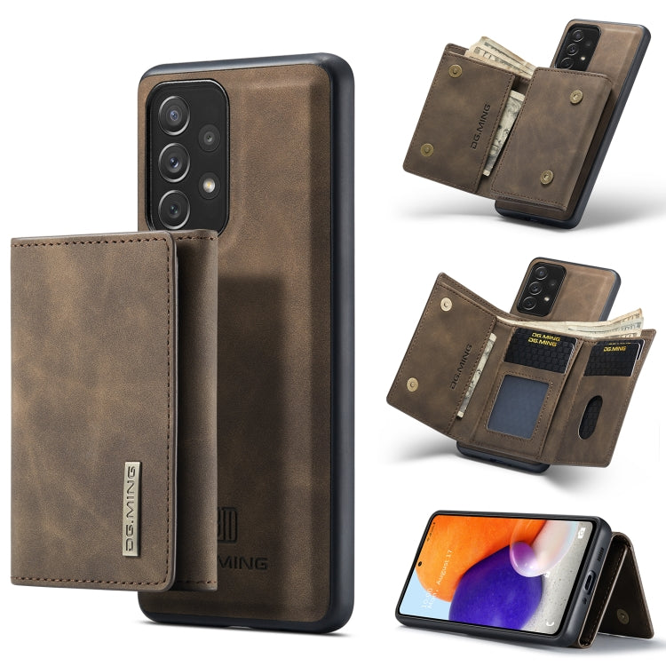 DG.MING M1 Series 3-Fold Multi Card Wallet + Magnetic Phone Case, For Samsung Galaxy A33 5G, For Samsung Galaxy A53 5G, For Samsung Galaxy A73 5G
