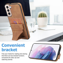 Load image into Gallery viewer, Ultra-thin Shockproof Phone Case with Holder, For Samsung Galaxy S22 5G, For Samsung Galaxy S22+ 5G, For Samsung Galaxy S22 Ultra 5G
