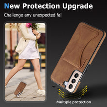 Load image into Gallery viewer, Ultra-thin Shockproof Phone Case with Holder, For Samsung Galaxy S22 5G, For Samsung Galaxy S22+ 5G, For Samsung Galaxy S22 Ultra 5G