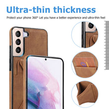 Load image into Gallery viewer, Ultra-thin Shockproof Phone Case with Holder, For Samsung Galaxy S22 5G, For Samsung Galaxy S22+ 5G, For Samsung Galaxy S22 Ultra 5G