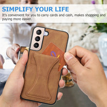 Load image into Gallery viewer, Ultra-thin Shockproof Phone Case with Holder, For Samsung Galaxy S22 5G, For Samsung Galaxy S22+ 5G, For Samsung Galaxy S22 Ultra 5G