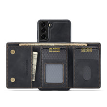 Load image into Gallery viewer, DG.MING M1 Series 3-Fold Multi Card Wallet + Magnetic Phone Case, For Samsung Galaxy S22 5G, For Samsung Galaxy S22+ 5G, For Samsung Galaxy S22 Ultra 5G