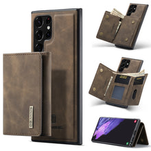 Load image into Gallery viewer, DG.MING M1 Series 3-Fold Multi Card Wallet + Magnetic Phone Case, For Samsung Galaxy S22 5G, For Samsung Galaxy S22+ 5G, For Samsung Galaxy S22 Ultra 5G