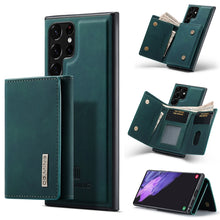 Load image into Gallery viewer, DG.MING M1 Series 3-Fold Multi Card Wallet + Magnetic Phone Case, For Samsung Galaxy S22 5G, For Samsung Galaxy S22+ 5G, For Samsung Galaxy S22 Ultra 5G