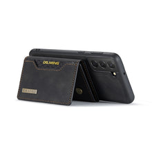 Load image into Gallery viewer, DG.MING M2 Series 3-Fold Multi Card Bag + Magnetic Back Cover Phone Case, For Samsung Galaxy S22 5G, For Samsung Galaxy S22+ 5G, For Samsung Galaxy S22 Ultra 5G