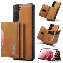 Load image into Gallery viewer, DG.MING M2 Series 3-Fold Multi Card Bag + Magnetic Back Cover Phone Case, For Samsung Galaxy S22 5G, For Samsung Galaxy S22+ 5G, For Samsung Galaxy S22 Ultra 5G