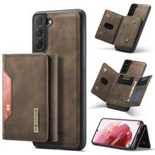 Load image into Gallery viewer, DG.MING M2 Series 3-Fold Multi Card Bag + Magnetic Back Cover Phone Case, For Samsung Galaxy S22 5G, For Samsung Galaxy S22+ 5G, For Samsung Galaxy S22 Ultra 5G