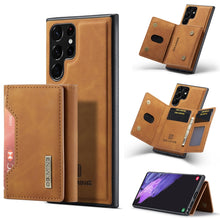 Load image into Gallery viewer, DG.MING M2 Series 3-Fold Multi Card Bag + Magnetic Back Cover Phone Case, For Samsung Galaxy S22 5G, For Samsung Galaxy S22+ 5G, For Samsung Galaxy S22 Ultra 5G
