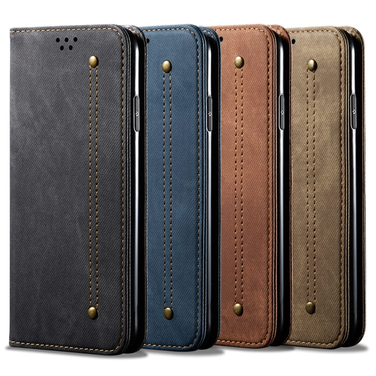 Denim Texture Casual Style Leather Phone Case, For Samsung Galaxy A13 5G/4G/A04/A04S