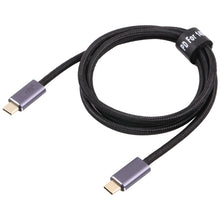 Load image into Gallery viewer, 140W USB 2.0 USB-C / Type-C Male to USB-C / Type-C Male Braided Data Cable, 1m, 1.5m, 2m