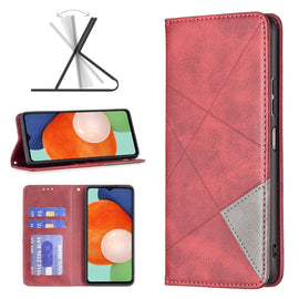 Prismatic Invisible Magnetic Leather Phone Case, For Samsung Galaxy A13 4G, For Samsung Galaxy A33 5G, For Samsung Galaxy A73 5G, For Xiaomi 12
