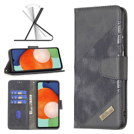 Matching Color Crocodile Texture PU Leather Phone Case, For Samsung Galaxy A13 4G, For Samsung Galaxy A33 5G, For Samsung Galaxy A73 5G, For Xiaomi 12