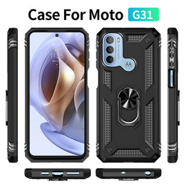 Shockproof TPU + PC Phone Case with Holder, For Motorola Moto G31 / G41, For Motorola Moto G71 5G, For Samsung Galaxy A03 Core, For Xiaomi 12, For Samsung Galaxy A13 4G, For Samsung Galaxy A73 5G