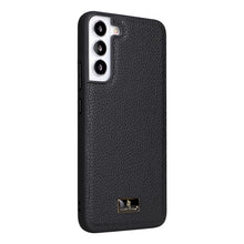 Load image into Gallery viewer, Fierre Shann Leather Texture Phone Back Cover Case, For Samsung Galaxy S22 5G, For Samsung Galaxy S22+ 5G, For Samsung Galaxy S22 Ultra 5G