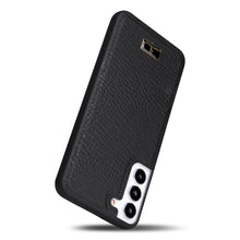 Load image into Gallery viewer, Fierre Shann Leather Texture Phone Back Cover Case, For Samsung Galaxy S22 5G, For Samsung Galaxy S22+ 5G, For Samsung Galaxy S22 Ultra 5G