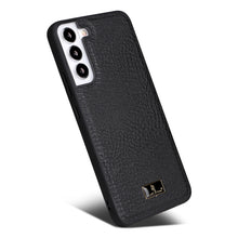 Load image into Gallery viewer, Fierre Shann Leather Texture Phone Back Cover Case, For Samsung Galaxy S22 5G, For Samsung Galaxy S22+ 5G, For Samsung Galaxy S22 Ultra 5G