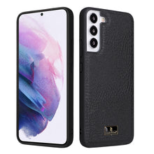 Load image into Gallery viewer, Fierre Shann Leather Texture Phone Back Cover Case, For Samsung Galaxy S22 5G, For Samsung Galaxy S22+ 5G, For Samsung Galaxy S22 Ultra 5G