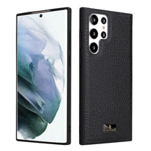Load image into Gallery viewer, Fierre Shann Leather Texture Phone Back Cover Case, For Samsung Galaxy S22 5G, For Samsung Galaxy S22+ 5G, For Samsung Galaxy S22 Ultra 5G