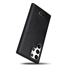 Load image into Gallery viewer, Fierre Shann Leather Texture Phone Back Cover Case, For Samsung Galaxy S22 Ultra 5G