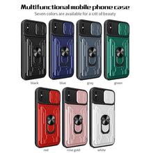 Load image into Gallery viewer, Sliding Camshield Card Phone Case, For iPhone X / XS, For iPhone XR, For iPhone XS Max, For iPhone 7 / 8 / SE 2022 / SE 2020, For iPhone 7 Plus / 8 Plus