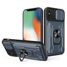 Load image into Gallery viewer, Sliding Camshield Card Phone Case, For iPhone X / XS, For iPhone XR, For iPhone XS Max, For iPhone 7 / 8 / SE 2022 / SE 2020, For iPhone 7 Plus / 8 Plus