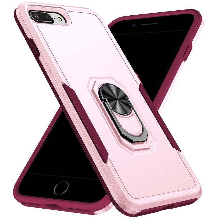 Pioneer Armor Heavy Duty PC + TPU Holder Phone Case, For iPhone SE 2022 / SE 2020 / 8 / 7, For iPhone 8 Plus / 7 Plus