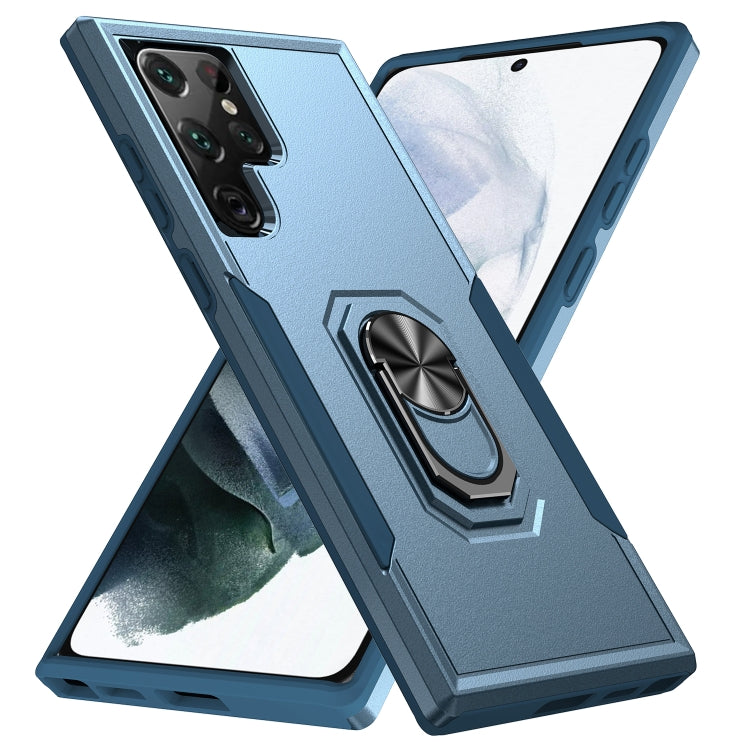 Pioneer Armor Heavy Duty PC + TPU Holder Phone Case, For Samsung Galaxy S22+ 5G, For Samsung Galaxy S22 Ultra 5G