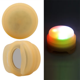 Pet Collar Anti-Lost Location Tracker Silicone Protective Case with Light For AirTag 2nd Gen / AirTag 1st Gen