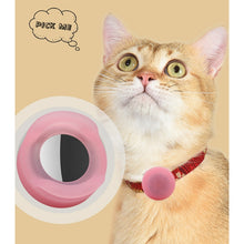 Load image into Gallery viewer, Pet Collar Anti-Lost Location Tracker Silicone Protective Case with Light For AirTag 2nd Gen / AirTag 1st Gen