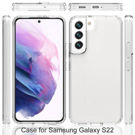 Shockproof Scratchproof TPU + Acrylic Phone Case, For Samsung Galaxy S22 5G, For Samsung Galaxy S22+ 5G, For Samsung Galaxy S22 Ultra 5G