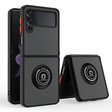 Load image into Gallery viewer, Q Shadow 1 Series TPU + PC Holder Phone Case, For Huawei P50 Pocket, For Samsung Galaxy Z Flip 3 5G