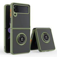 Load image into Gallery viewer, Q Shadow 1 Series TPU + PC Holder Phone Case, For Huawei P50 Pocket, For Samsung Galaxy Z Flip 3 5G